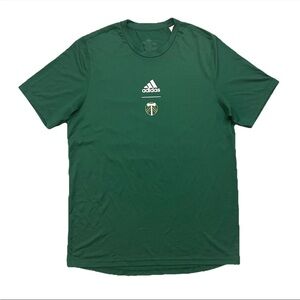 Adidas Portland Timbers Men's Green AEROREADY Soccer Pregame T-Shirt Size M MLS